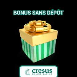 bonus offres sans depot cresus casino
